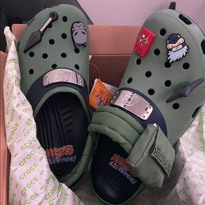 CROCS Shippuden Green Naruto Slippers